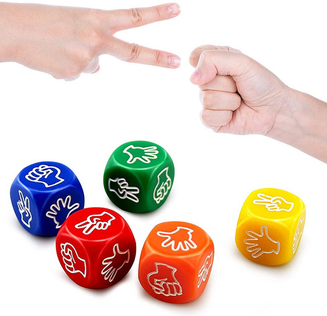 가위바위보 주사위 묵찌빠 6개 보드게임 T040, 단품, 단품