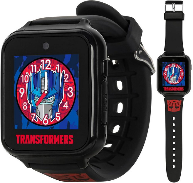 Transformers 셀카 카메라가 있는 아동용 스마트 워치 10개의 변경 가능한 시계 페이스 만보계 플레이 게임 등 남아 여아용 재미있고 적인 웨어러블 기술 250779, Transformers 셀카 카메라가 있는 아동용 스마