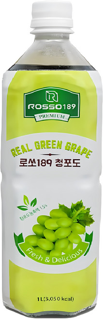 로쏘189 청포도 음료베이스, 1L, 1개