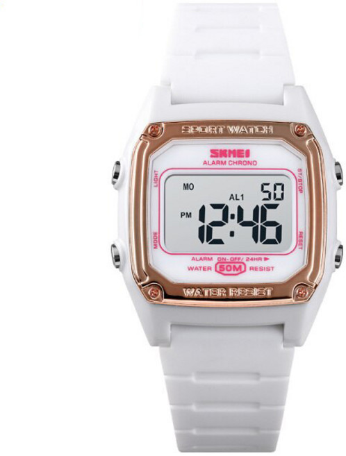 SKM LED라이트 사각 여성여자 학생 방수 스포츠 패션 전자손목시계