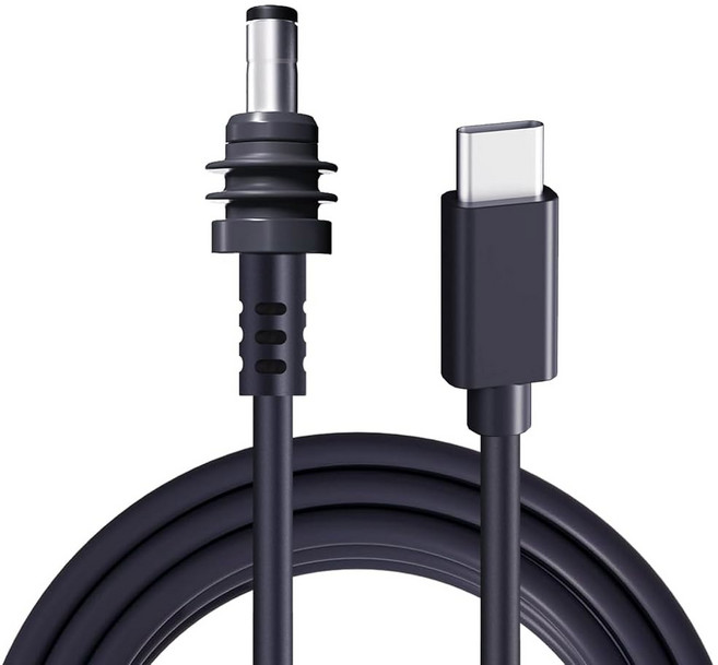 NEDUL 스타링크 미니 USB C-DC 전원 케이블 3.2피트 타입-C-DC PD 20V 타입-C 입력-DC 남성 출력 방수 호환 가능한 65W+ 프로토콜 공급/소스(1M), 1M, 1개