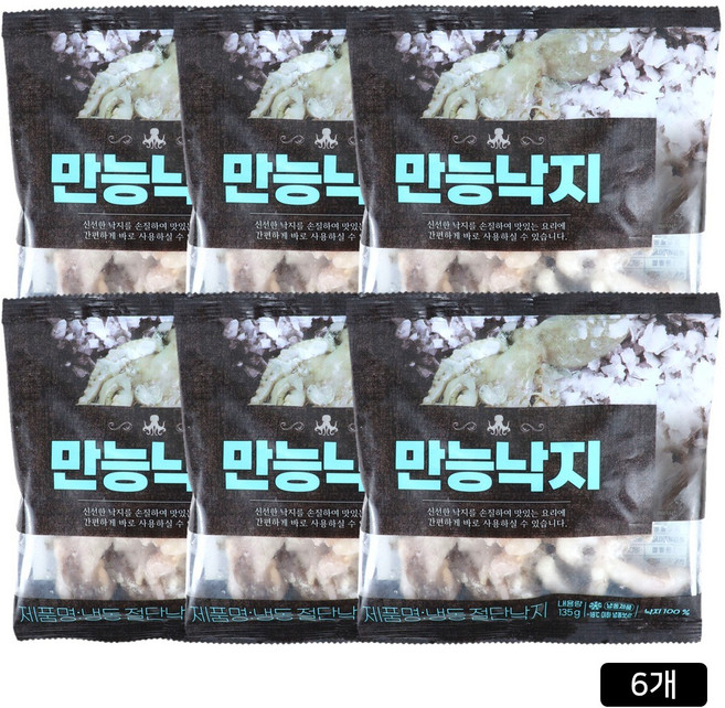 [홈쇼핑] 레이먼킴 만능낙지 + 만능볶음양념, 6개, 135g