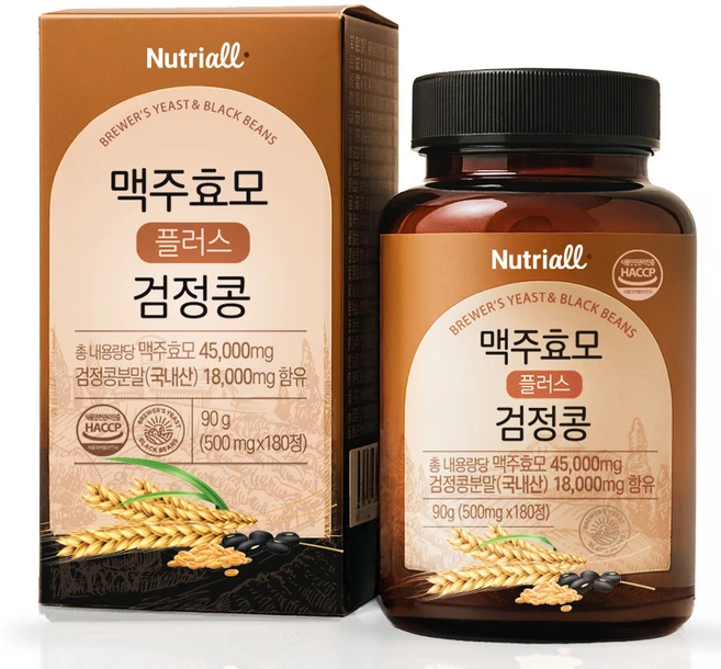 독일 맥주효모 비오틴 식약청인증 HACCP 6개월분, 1개, 180정 - 쿠팡
