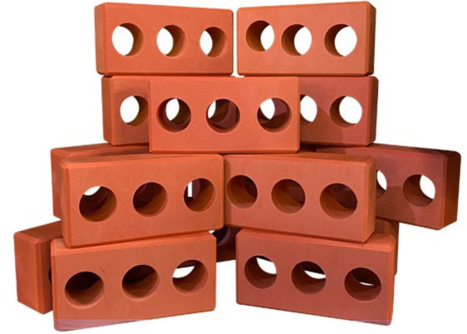 캐스비 튼튼 벽돌블럭 40p 2090, Soft brown(브라운색상), 1개