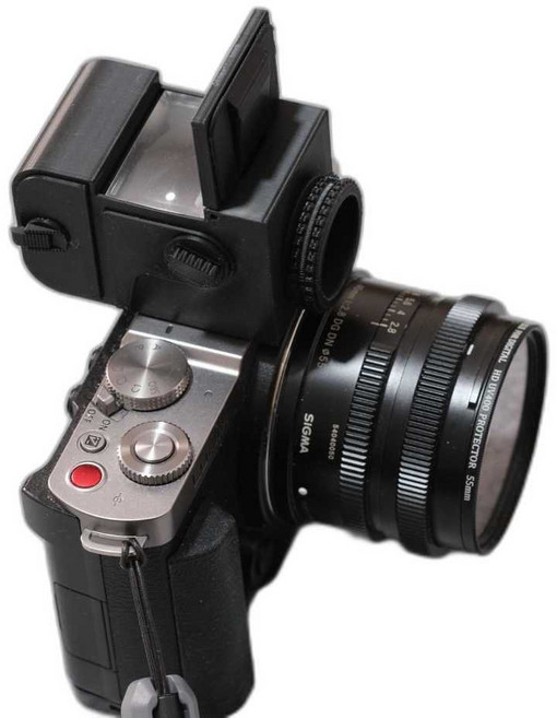 외장형 캐논 뷰파인더 레벨 뷰파인더 호환 웨이스트, 1개, 정사각형 실버) 35mm 초점거리