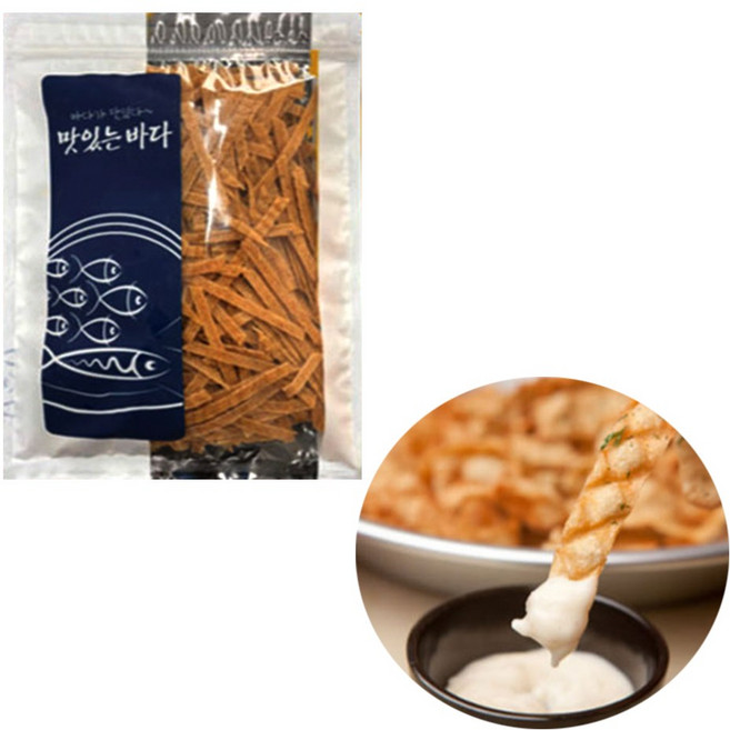 다봄 맛돌이 어포 맛있는바다 슬라이스 꾸이어포, 1개