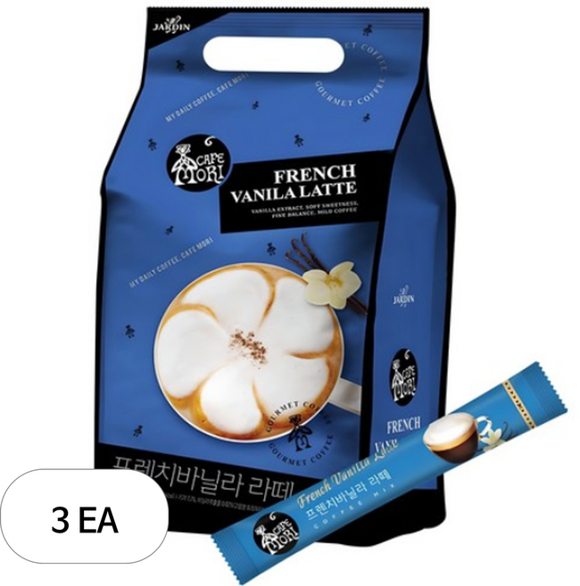 쟈뎅 까페모리 프렌치바닐라 라떼 커피믹스, 12g, 130개입, 3개