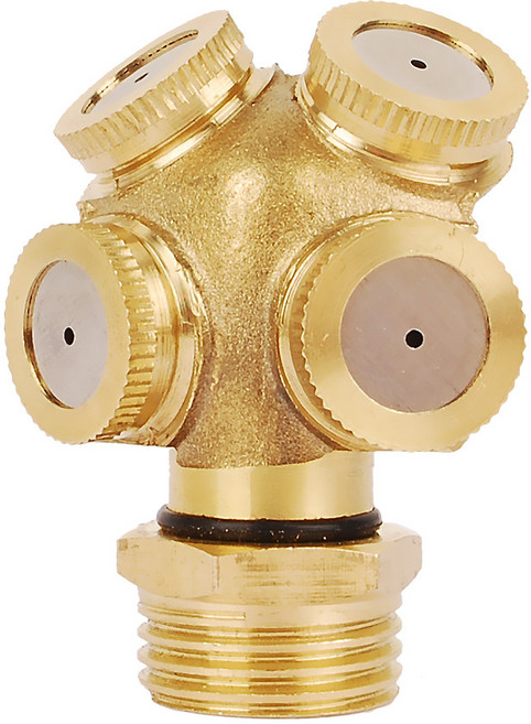 물분사 안개분사 미스트노즐 스프링쿨러 원예 잔디, 1개, 스프링쿨러 미스트 노즐 4구(A형)