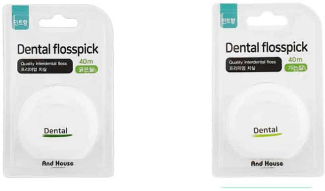 마켓프리 덴탈 치실 민트향 40M