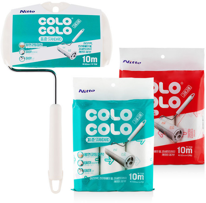 고로고로 테이프크리너 표준본체+리필3롤+초강력리필3롤, 단품, 단품, 1개