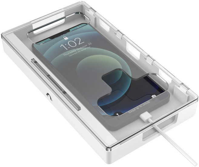 알로롱리빙 투명 휴대폰 감옥 중독방지 금욕상자, 1개