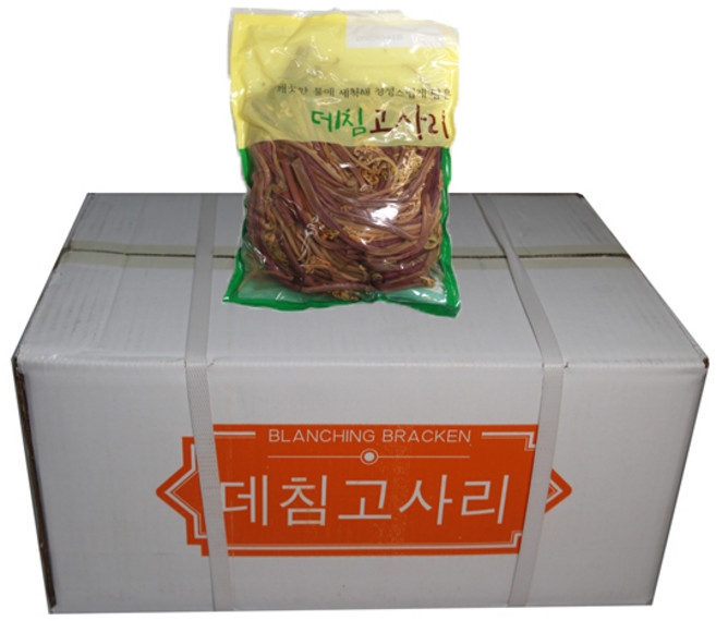 중국산수입고사리10kg/데침/삶은/데친/식당/급식, 10kg, 1개
