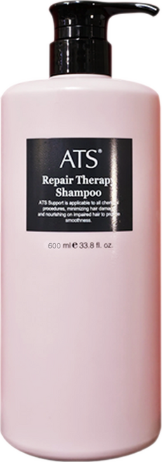 ATS 에이티에쓰 리페어테라피 산성 미용실전용 샴푸 1개 600ml, 3개