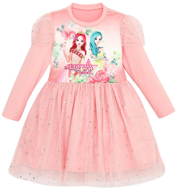 [티엘키즈] 캐릭터 여아 플로라피치원피스(HB36W53005_PK)