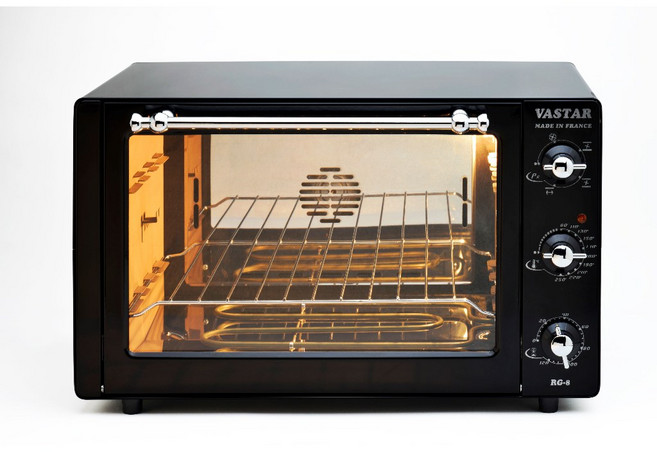 VASTAR RG08T 多功能熱旋風烤箱 黑色, 110V 1500W