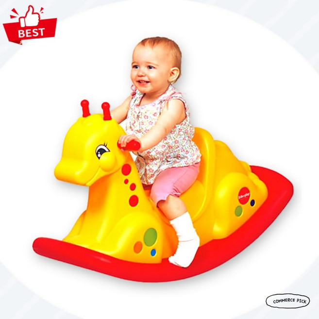 쿠쿠토이즈 흔들 기린 유아용 기린 시소 흔들 말 완구 픽앤코401