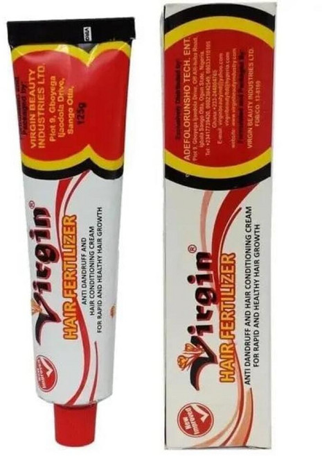 Virgin Hair Fertilizer – Nourishing Care Cream for Soft Smooth & Manageable 125g Tube (Pack of 1), Virgin Hair Fertilizer – Nouri