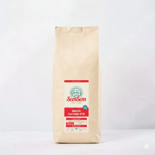 로스팅아라비카 브라질 세하도 NY2 원두커피 500g, 홀빈(분쇄안함), 1개