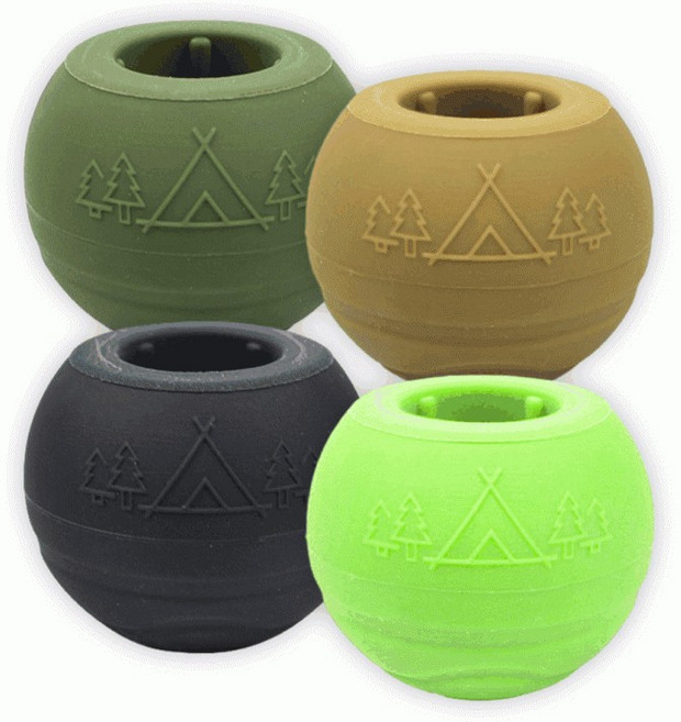 자캠 실리콘 볼핏(4p 1set) 볼캡 헬리녹스 호환 체어원 체어투 캠핑의자 발커버 테니스공 의자발, 야광, 1개