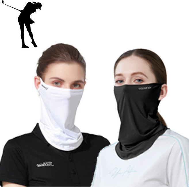 프레페리토 햇볕 UV 자외선 차단 스포츠 골프 마스크 얼굴 가리개