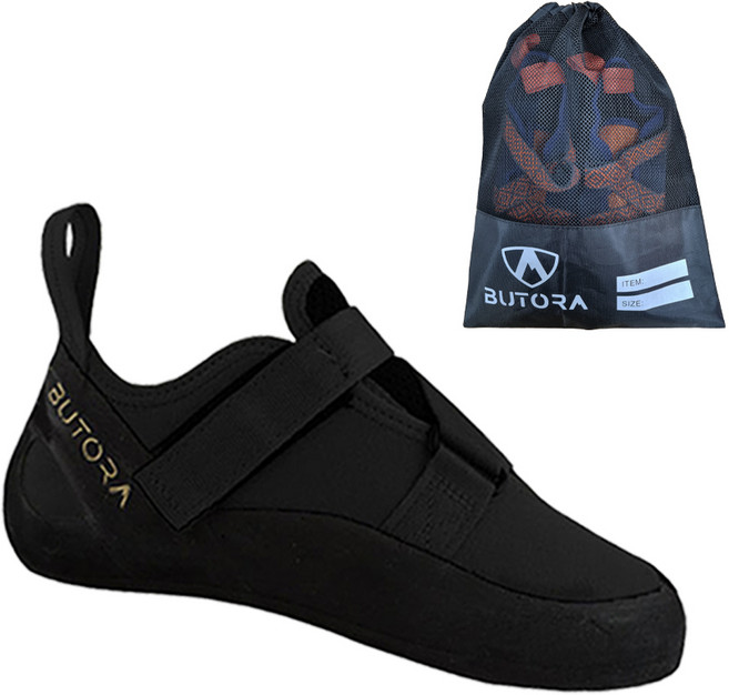 부토라 새내기 암벽화 입문 초급자 클라이밍 남자 여자 볼더링 블루 블랙(암벽화 케이스 증정)