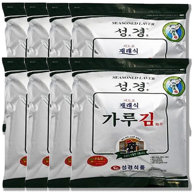 지도표 재래식 가루김, 400g, 8개