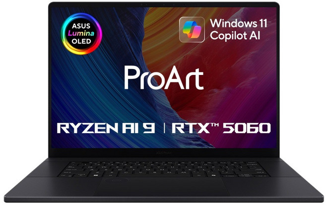 에이수스 2025 프로아트 P16 라이젠 AI 라이젠 AI 300 시리즈 지포스 RTX 5060, 나노 블랙, 2TB, 32GB, WIN11 Home, H7606WM-ME027W