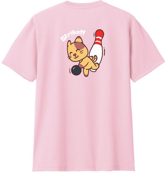 스트라이크 볼링 묭묭이 볼링공 오버핏 기능성 반팔 티셔츠 볼티 단체티 동호회티 볼링용품 냉감 쿨티 쿨론 드라이핏
