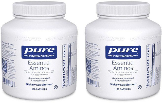 퓨어인캡슐레이션 에센셜 아미노스 캡슐, 180정, 2개