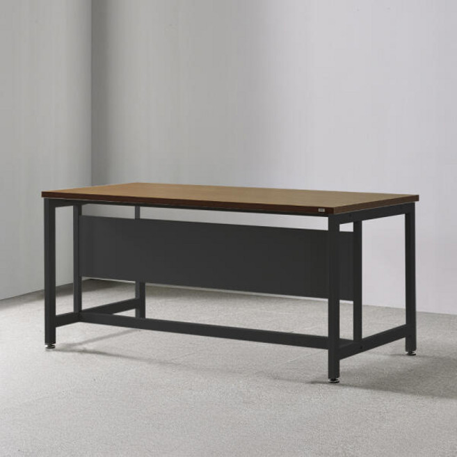 [(주)티에스퍼니처] 티에스퍼니처 TS-03 사무실 컴퓨터책상 1600x800, 선택:블랙프레임 / 상판:올화이트