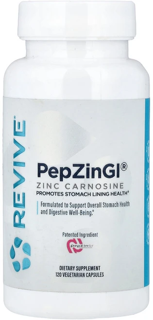 Revive PepZinGI® Zinc Carnosine 120 Vegetarian Capsules, Revive, PepZinGI®, Zinc Carno, 1 - 쿠팡