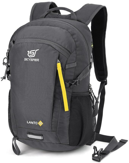 SKYSPER 소형 하이킹 백팩 20L 경량 여행용 백팩 하이킹 데이팩 여성 남성용, Lantc20-다크레이
