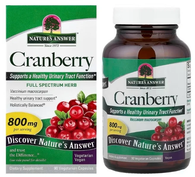 Nature's Answer 크랜베리 베지 캡슐 90정(캡슐 1정당 400mg) Answer (네이처스 앤서), 1개, 90정, 90정 - 쿠팡