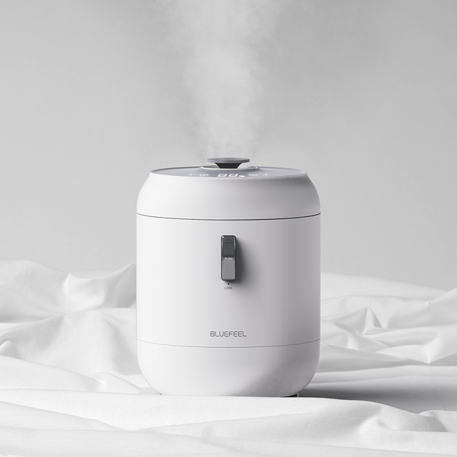 블루필 블랙크리스탈 고속가습 통스텐 인덕션 IH 가열식 가습기, BHM501, 화이트