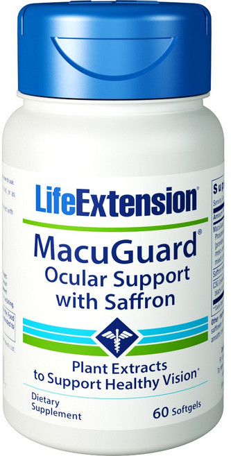 LIFE EXTENSION 眼部保護配方軟膠囊, 60顆, 1罐