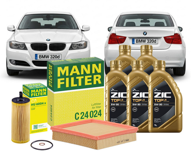BMW 3시리즈 320d 11.10-16.03 F30 F31 N47D20C 디젤 엔진오일세트 만필터+지크탑, 차량 정보 확인하였습니다.