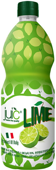 쥬시 라임 주스 1L, 3개