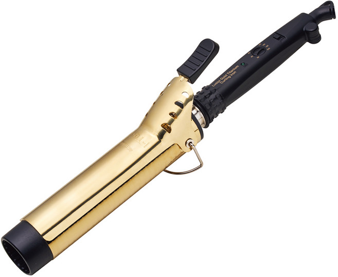 루시피 골드티타늄 컬링 아이롱 봉 고데기 40mm