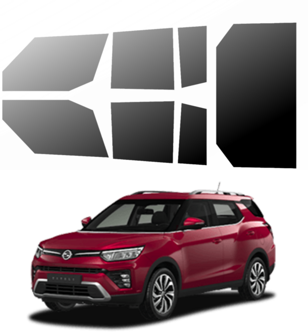 베리뉴 티볼리 에어 메탈 반반사 열차단 열성형 자동차 썬팅필름 썬팅지 전면 측후면세트 반사필름, 측후면, 30_80% (연함)