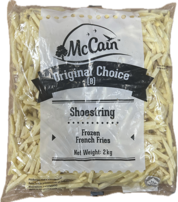 맥케인 슈스트링 막대 감자 튀김 2kg 업소용 후렌치후라이, 2개