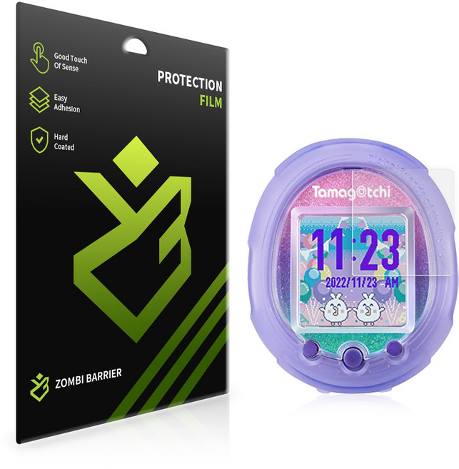 [호환] 다마고치 스마트 SMART 퓨어 저반사 액정보호필름 2매 좀비베리어, 단품, 단품