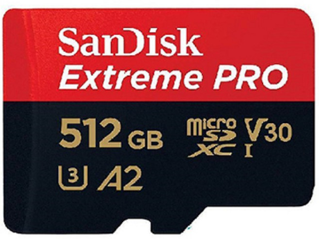 SanDisk Extreme PRO microSDXC 記憶卡, 1個, 512GB