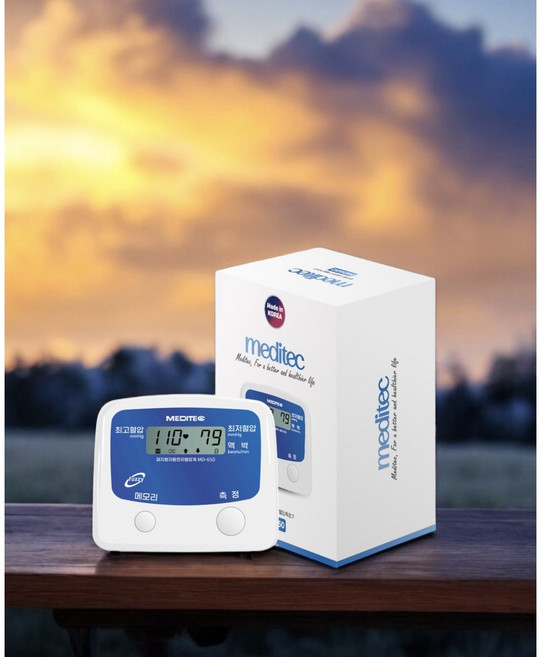 메디텍 순수국산 자동 혈압계 저가형 MD-650, 1세트