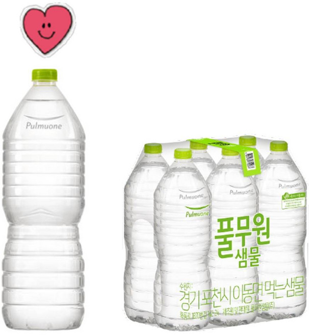 풀무원 생수 2L, 6개