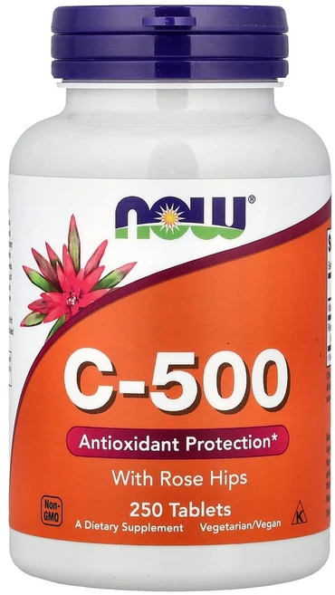 나우푸드 로즈힙 함유 C-500 250 정, NOW00672, 1개, 250정 - 쿠팡