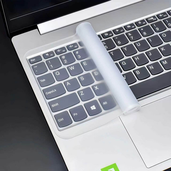 노트북키스킨 13-17인치 공용 키보드덮개 키보드방진막, 1개, 반투명 13-14인치