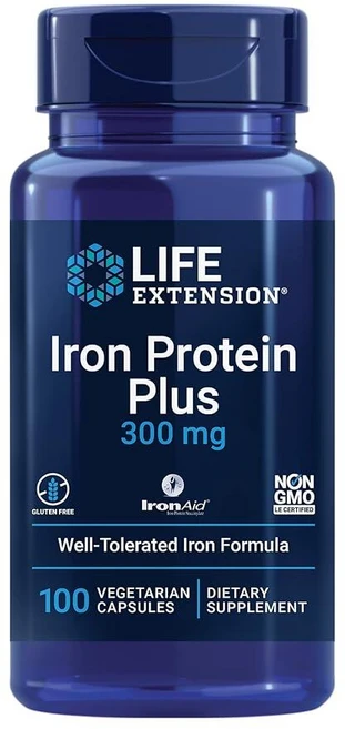라이프익스텐션 철분 프로틴 플러스 300mg 100정, 1개 - 쿠팡
