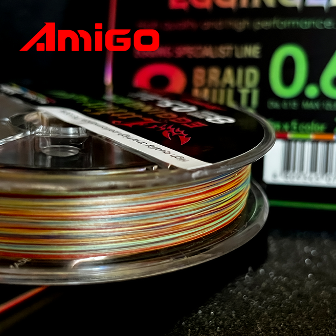 아미고 루틴 에깅거 200m 에깅 전용 합사 멀티 컬러 낚시 8 합사, 1개, ONE COLOR