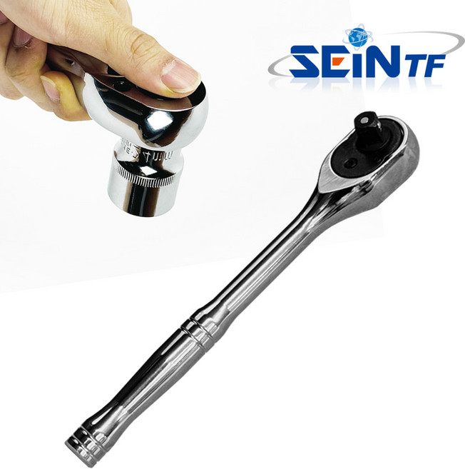 세인티에프 1/2 원터치 라쳇핸들 깔깔이 복스핸들 복스라쳇 소켓핸들 복스알 렌치 소켓, 1개