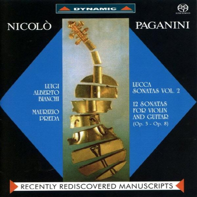 (수입SACD Hybrid) Paganini - Lucca Sonatas For Violin And Guitar Vol.2 (바이올린과 기타를 위한 루카 소나타)